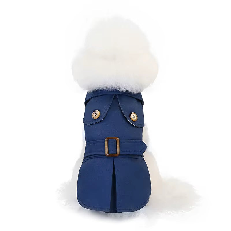 Winter Fashion Coat – Classic British Style Warmth for Small Dogs & Cats